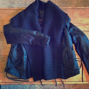 BlankNYC Laced Up Faux Leather Jacket! SO CHIC!